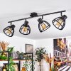 KAURILA Ceiling Light black, 4-light sources