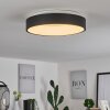 PLAYAS Ceiling Light LED black, white, 1-light source