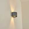 BADAJOZ Wall Light grey, 1-light source