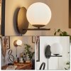 HOGATZA Wall Light black, 1-light source