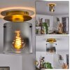 VUOLTU Ceiling Light gold, 1-light source