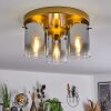 VUOLTU Ceiling Light gold, 3-light sources