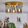 VUOLTU Ceiling Light gold, 3-light sources