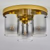 VUOLTU Ceiling Light gold, 3-light sources