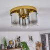 VUOLTU Ceiling Light gold, 3-light sources