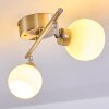 Motala Ceiling Light LED matt nickel, 2-light sources, Remote control, Colour changer