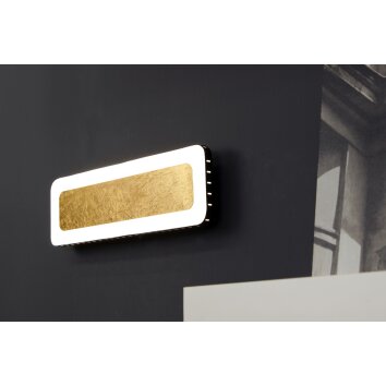 Luce Design SOLARIS Wall Light LED black-gold, white, 1-light source