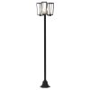 Lutec PINE Lamp Post black, 3-light sources