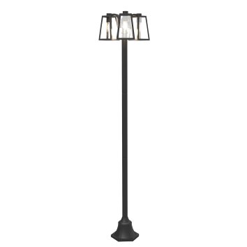 Lutec FIA Lamp Post black, 3-light sources