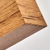 HEIMOLA Wall Light brown, Wood like finish, 1-light source