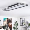 NABBAS Ceiling Light LED black, 1-light source, Remote control