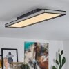 NABBAS Ceiling Light LED black, 1-light source, Remote control