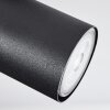 JAVEL Ceiling Light chrome, black, 4-light sources