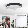 SAMAIRA Ceiling Light LED white, 1-light source, Remote control