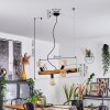 BECCAR Pendant Light Ecru, black, 4-light sources