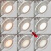 MARSEN Ceiling Light LED matt nickel, 4-light sources, Remote control, Colour changer