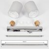 CHIUVI Ceiling Light Ecru, silver, 2-light sources