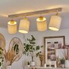 CHIUVI Ceiling Light Ecru, silver, 4-light sources