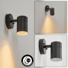 CORNEDA Outdoor Wall Light black, 1-light source