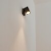 HOLISEVA Outdoor Wall Light LED black, 1-light source