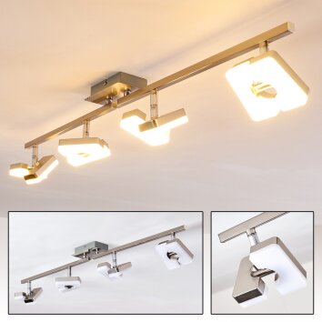 SUMOAS ceiling spotlight LED matt nickel, 4-light sources