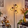 BARDHAMAN Floor Lamp black, 3-light sources