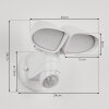 LANGRA Outdoor Wall Light LED white, 2-light sources, Motion sensor