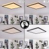BOYERO Ceiling Light LED black, white, 1-light source
