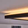BOYERO Ceiling Light LED black, white, 1-light source