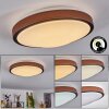 KELVA Ceiling Light LED brown, black, white, 1-light source