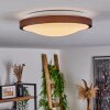 KELVA Ceiling Light LED brown, black, white, 1-light source