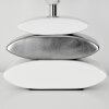 BERGHAMN Table lamp silver, white, 1-light source