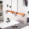 ZUOZ Pendant Light Ecru, matt nickel, 4-light sources