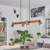 ZUOZ Pendant Light Ecru, matt nickel, 4-light sources