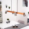 ZUOZ Pendant Light Ecru, matt nickel, 4-light sources