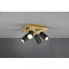Trio MARLEY Ceiling Light black-gold, 4-light sources
