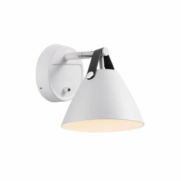 Design For The People by Nordlux STRAP Wall Light white, 1-light source