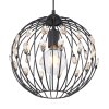 Globo HANAKO Pendant Light black, 1-light source