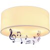 Globo THERESA Ceiling Light white, 3-light sources