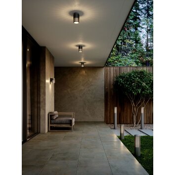 Nordlux MATR outdoor ceiling light aluminium, 1-light source