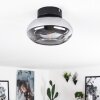 HAIKALA Ceiling Light Smoke-coloured, 1-light source