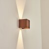 TAMARIN Outdoor Wall Light LED anthracite, brown, Wood like finish, 1-light source