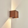 TAMARIN Outdoor Wall Light LED anthracite, brown, Wood like finish, 1-light source
