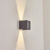 ANOBRA Outdoor Wall Light LED anthracite, white, 1-light source