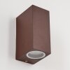 KINGSTOWN Outdoor Wall Light rust-coloured, 2-light sources