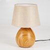STAMPA Table lamp brown, Wood like finish, 1-light source