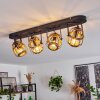 COMBEIMA Ceiling Light black, 4-light sources