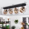 COMBEIMA Ceiling Light black, 4-light sources
