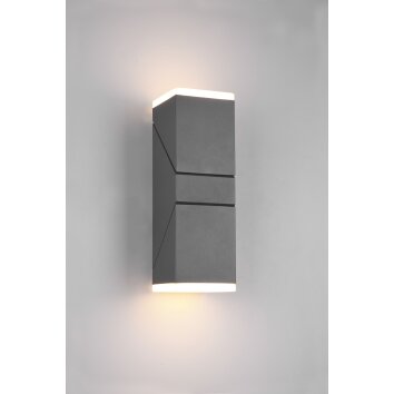 Trio AVON Outdoor Wall Light LED anthracite, 2-light sources