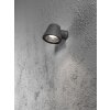 Konstsmide Trieste wall light black, 1-light source